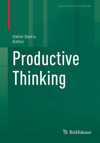 Cover for Wertheimer · Max Wertheimer Productive Thinking (Book) [1st ed. 2020 edition] (2020)