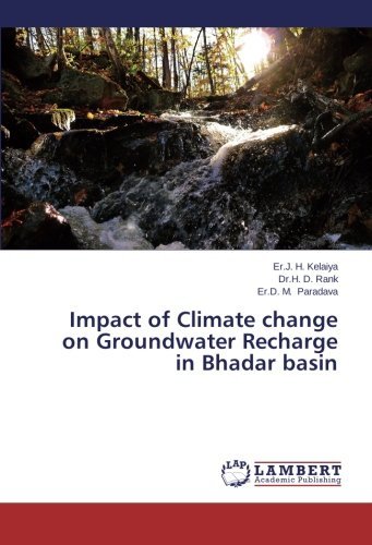 Cover for Er.d. M. Paradava · Impact of Climate Change on Groundwater Recharge in Bhadar Basin (Taschenbuch) (2014)