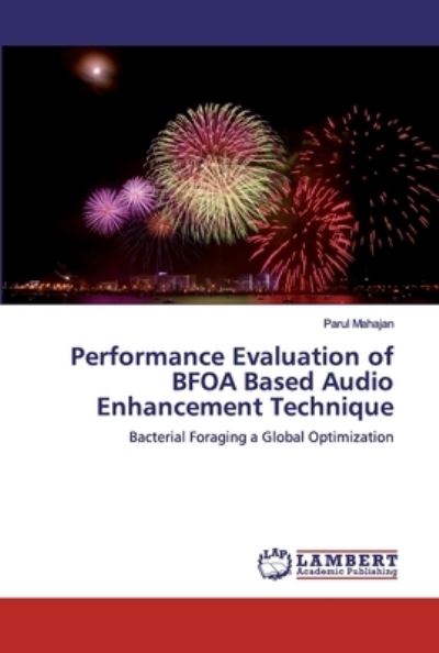 Cover for Mahajan · Performance Evaluation of BFOA (Book) (2020)