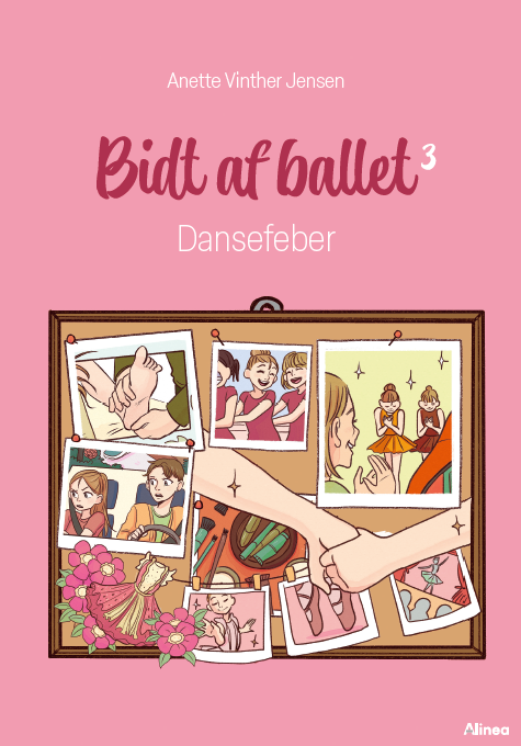 Cover for Anette Vinther Jensen · Bidt af ballet: Bidt af ballet 3 - Dansefeber, Rød Læseklub (Bound Book) [1. wydanie] (2023)