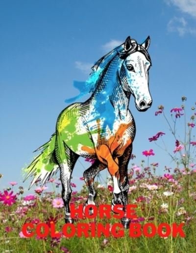 Cover for DXL Print · Horse Coloring Book (Pocketbok) (2020)