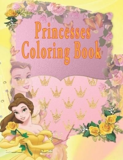 Cover for A Adam · Princesses Coloring Book (Paperback Bog) (2020)