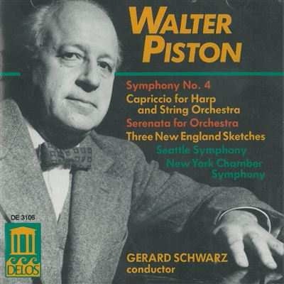 Cover for Walter Piston  · Sinfonia N.4 (CD)