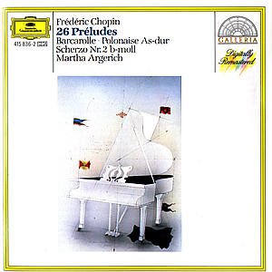 Chopin: 26 Preludes - Martha Argerich - Música - DEUTSCHE GRAMMOPHON - 0028941583628 - 18 de setembro de 1987