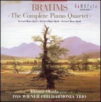 Cover for Johannes Brahms · Complete Piano Quartets (CD) (2003)