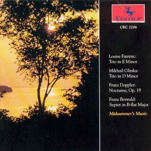 Trio-midsummer's Music - Farrenc - Musik - CTR - 0044747220628 - 16. april 1995