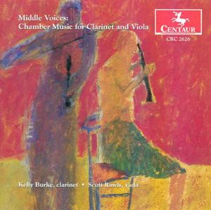 Middle Voices: Chamber Music for Clarinet & Viola - Clarke / Riley / Burke / Rawls / Tollefson / Rose - Musiikki - CTR - 0044747262628 - tiistai 24. kesäkuuta 2003