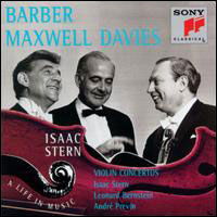 Cover for Barber / Davies / Stern / Previn / Bernstein · Violin Concertos (CD) (1995)