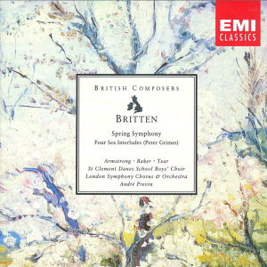 Britten: Spring Symp. / 4 Sea - Previn Andre / London S. O. - Música - EMI - 0077776473628 - 5 de diciembre de 2003