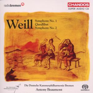 Symphony No.1&2/Quodlibet - Ensemble Modern - Música - CHANDOS - 0095115504628 - 2 de junho de 2006