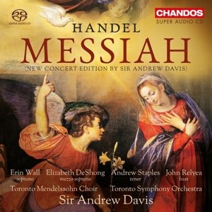 Handel / Messiah - Toronto So / Davis - Musik - CHANDOS - 0095115517628 - 10 januari 2016