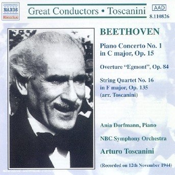 Klavierkonzert 1 *s* - Toscanini Arturo - Musik - Naxos Historical - 0636943182628 - 8. november 1999