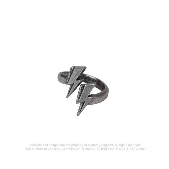 David Bowie: Flash Ring (Size N/Q) - David Bowie - Koopwaar - DAVID BOWIE - 0664427054628 - 