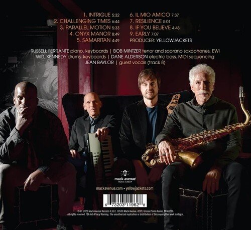 Cover for Yellowjackets · Parallel Motion (CD) (2022)