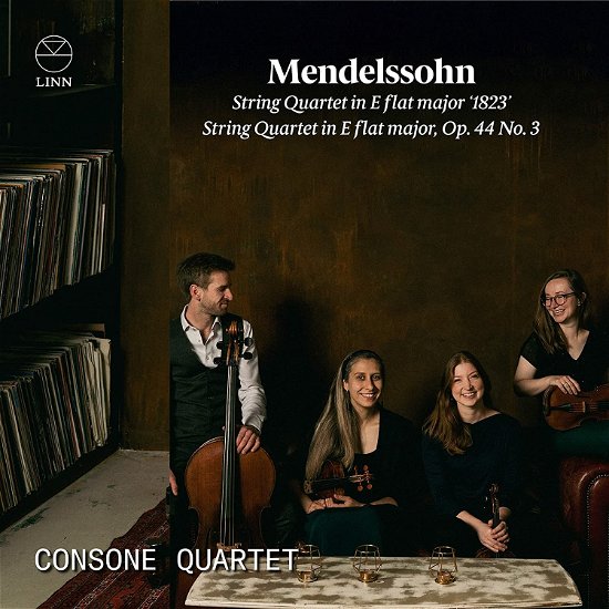 Cover for Consone Quartet · Mendelssohn: String Quartet In E Flat Major / Op. 44 No. 3 &amp; String Quartet In E Flat Major 1823 (CD) (2023)