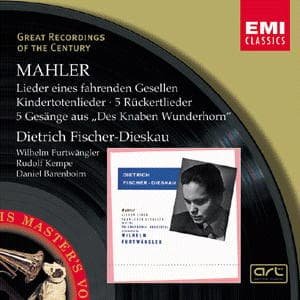 Mahler: Dalok - Fischer-dieskau Dietrich - Musik - EMI CLASSICS - 0724356755628 - 4. november 2003