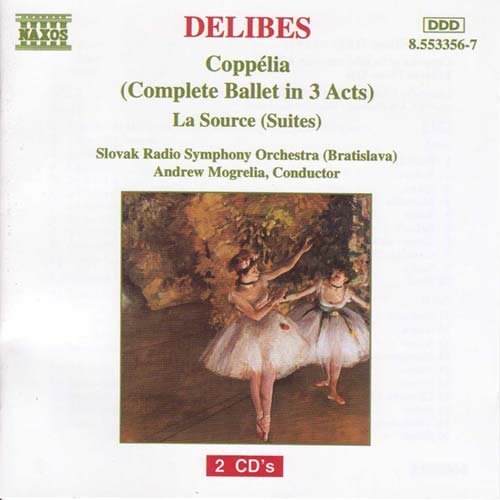 Cover for Delibes / Mogrelia / Slovak Radio Symphony Orch · Coppelia (CD) (1996)