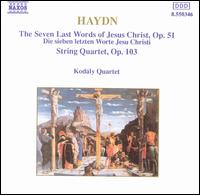 String Quartets Op 51 & 103 - Haydn / Kodaly Quartet - Muziek - NCL - 0730099534628 - 15 februari 1994