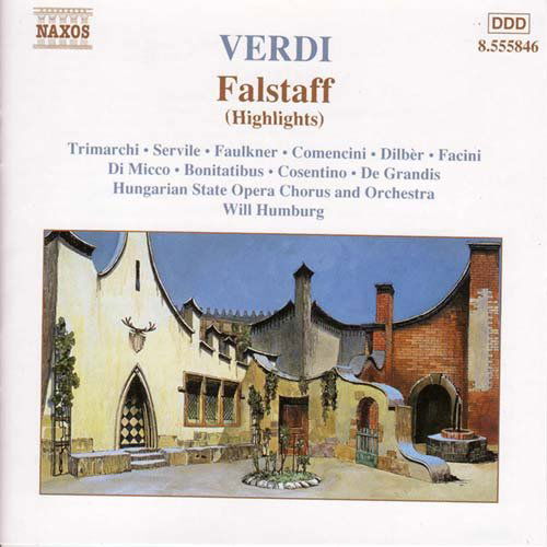 Cover for Hungarian State Op Chhumberg · Verdifalstaff Highlights (CD) (2002)