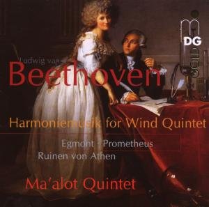 Cover for Beethoven / Ma'alot Quintet · Harmoniemusick for Wind Quintet O Egmont (CD) (2008)