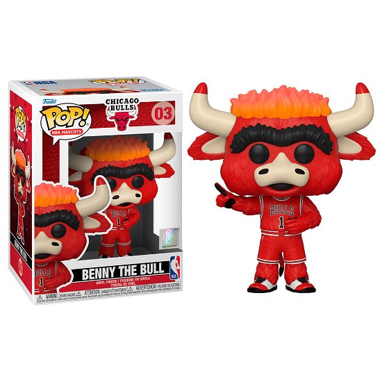 Chicago- Benny the Bull - Funko Pop! Nba Mascots: - Fanituote - FUNKO - 0889698521628 - maanantai 1. marraskuuta 2021