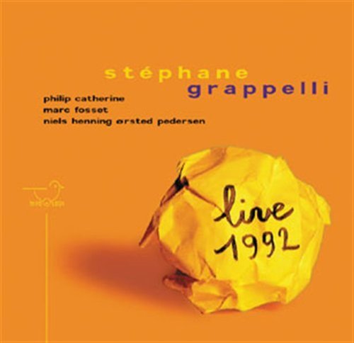 Cover for Stephane Grappelli · Live in Paris 1992 (CD) (2002)