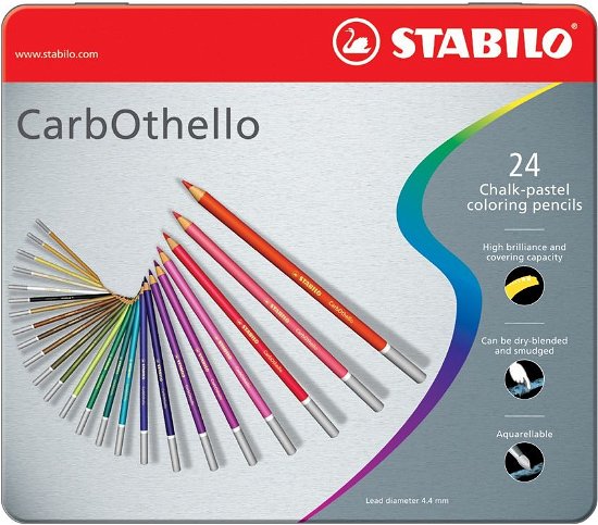 Cover for Stabilo · Stabilo - STABILO CarbOthello Metalen Etui 24st. (Toys)