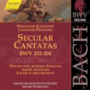 Cover for Bach-collegium / Rilling · BACH: Kantaten BWV 202 , 204 (CD) (1998)