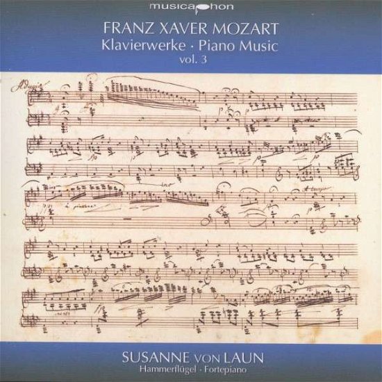 Cover for Mozart / Von Laun · Klavierwerke 3 (CD) (2020)