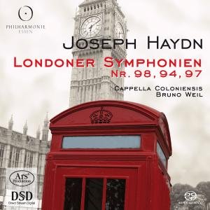 Cover for Joseph Haydn / Weil / Cappella Coloniensis · Londoner Sinfonien 4-6 (CD) (2009)