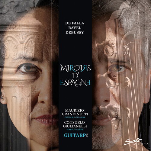 Cover for Guitarp Duo · Debussy, Ravel &amp; de Falla: Miroirs d’Espagne (CD) (2024)