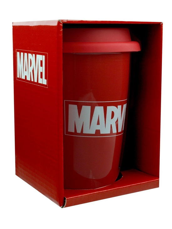 Marvel: Logo (Tazza Da Viaggio) - Marvel Comics - Merchandise - PYRAMID - 5050574237628 - 