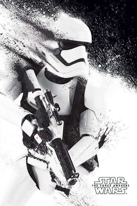 STAR WARS 7 - Poster 61X91 - Stormtrooper Paint - Star Wars: Episode Vii - Fanituote - Pyramid Posters - 5050574336628 - keskiviikko 28. lokakuuta 2020