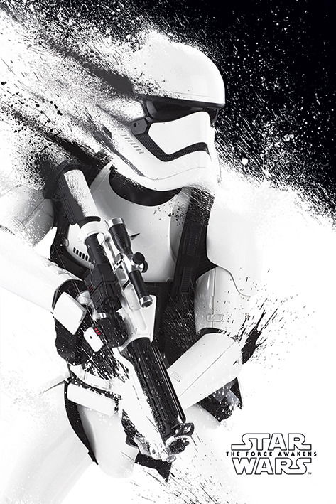 STAR WARS 7 - Poster 61X91 - Stormtrooper Paint - Star Wars: Episode Vii - Merchandise - Pyramid Posters - 5050574336628 - 28. oktober 2020