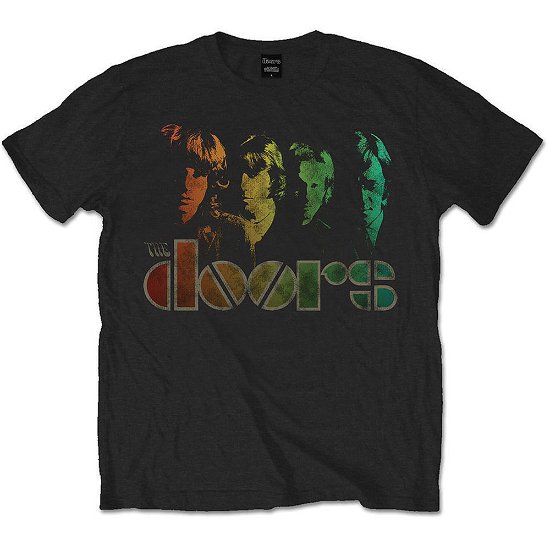 The Doors Unisex T-Shirt: Spectrum - The Doors - Merchandise - Bravado - 5055295359628 - 13. januar 2015