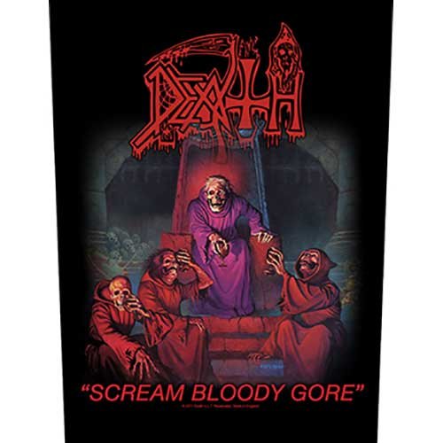 Death Back Patch: Scream Bloody Gore - Death - Merchandise - PHD - 5055339730628 - August 19, 2019