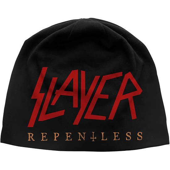 Cover for Slayer · Slayer Unisex Beanie Hat: Repentless (Klær) [Black - Unisex edition]