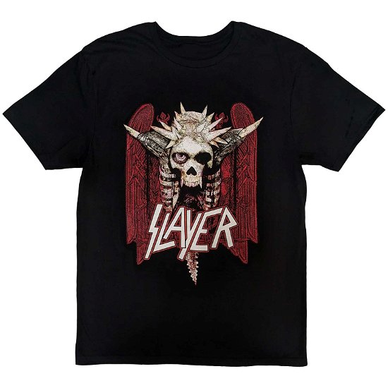 Slayer Unisex T-Shirt: Nailed Red - Slayer - Merchandise -  - 5056737201628 - 