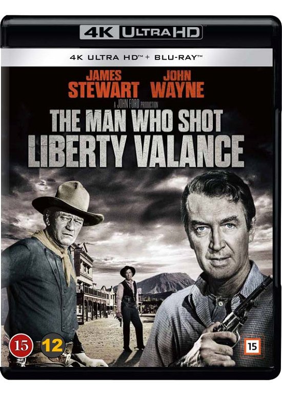 Cover for Man Who Shot Liberty Valance, the (4k+ (4K UHD Blu-ray) (2022)