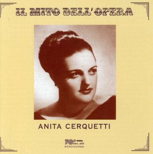 Recital - Cerquett / Spontini / Bellini / Verdi / Catalani - Musikk - Bongiovanni - 8007068120628 - 29. juli 2008