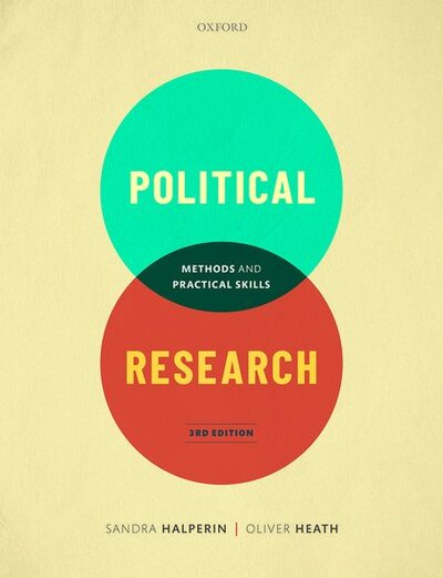 Cover for Halperin, Sandra (Professor of International Relations, Professor of International Relations, Royal Holloway, University of London) · Political Research: Methods and Practical Skills (Paperback Book) [3 Revised edition] (2020)