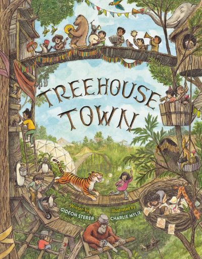 Cover for Gideon Sterer · Treehouse Town (Inbunden Bok) (2024)