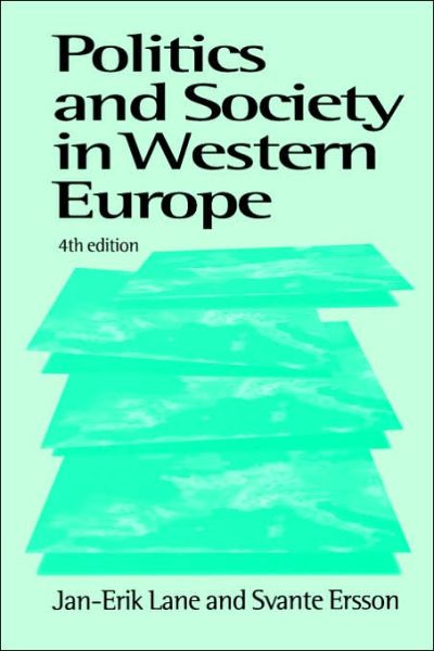 Politics and Society in Western Europe - Jan-Erik Lane - Books - SAGE Publications Inc - 9780761958628 - December 29, 1998