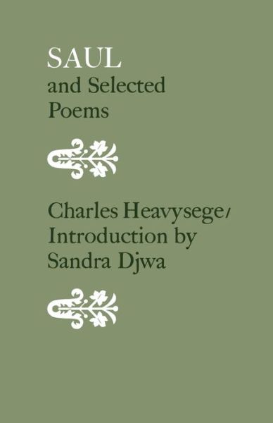 Cover for Charles Heavysege · Saul and selected poems (Book) (1976)