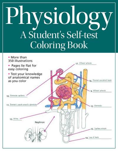 Cover for Hicks · Physiology: A Student's Self-Test Coloring book: All-in-One Reference and Study Aid for Human Physiology (Paperback Book) (2016)