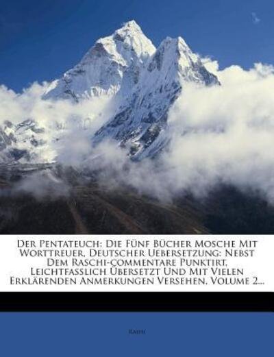 Cover for Rashi · Der Pentateuch: Die Fünf Bücher M (Bog)
