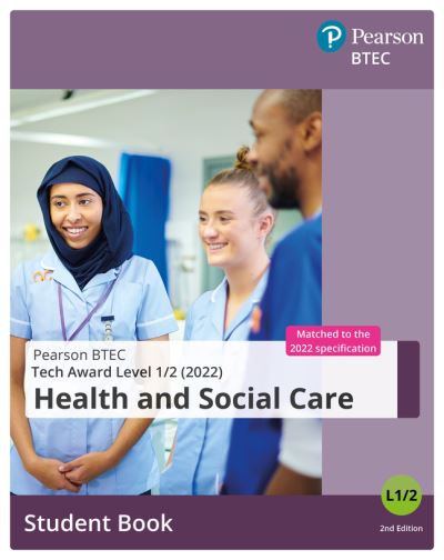 Cover for BTEC Tech Award 2022 Health and Social Care Student Book - BTEC Tech Award Health and Social Care (Paperback Book) (2022)