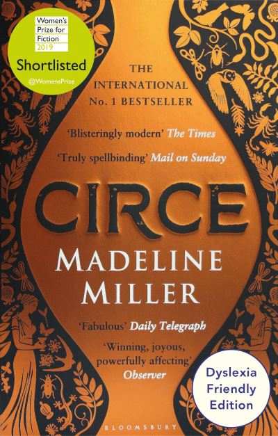 Cover for Madeline Miller · Circe: Dyslexia Friendly Edition (Pocketbok) (2024)