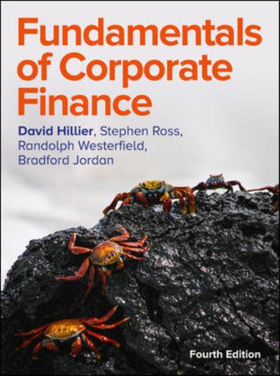 Cover for David Hillier · Fundamentals of Corporate Finance 4e (Paperback Book) (2021)