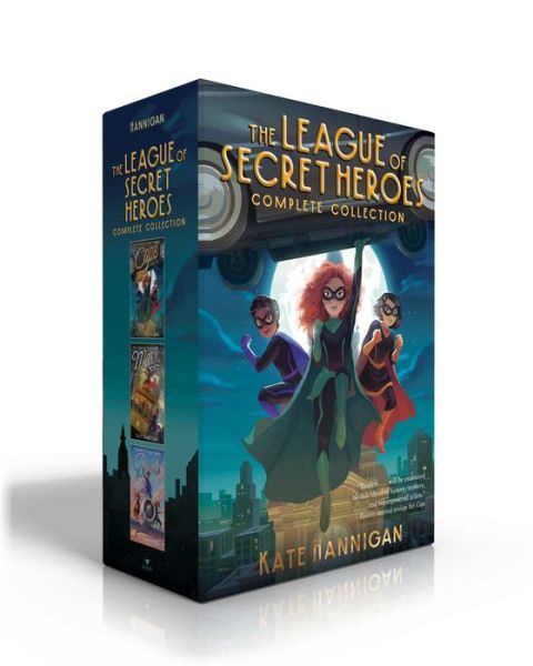 Cover for Kate Hannigan · The League of Secret Heroes Complete Collection (Boxed Set): Cape; Mask; Boots - The League of Secret Heroes (Hardcover Book) (2021)